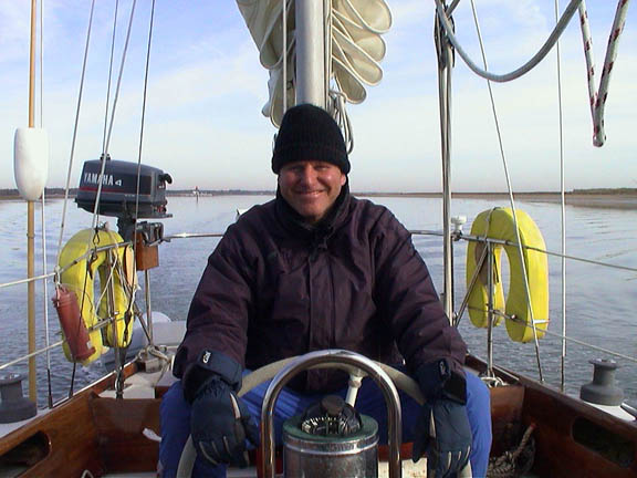 70 D SC ICW Jay at Helm in the Low Country 